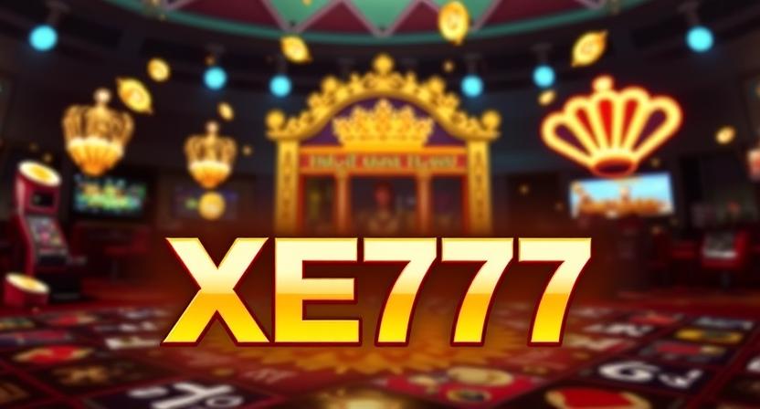 Immersive lounge-style interface of XE777 casino